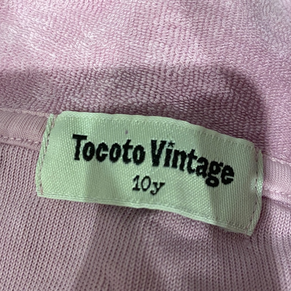 TOCOTO VINTAGE Kids Purple Dress - Picture 4 of 4